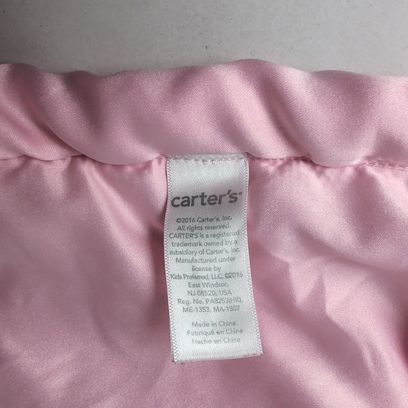 Carter's Unicorn Lovey Plush Security Blanket Stuffed Animal Baby Pink White - Picture 10 of 12